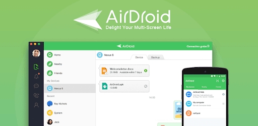 AirDroid is one of the alternatives of Android File Transfer and MacDroid.