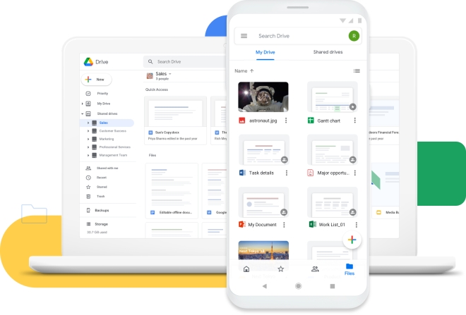 With Google Account, you can get access to your Android files anywhere.